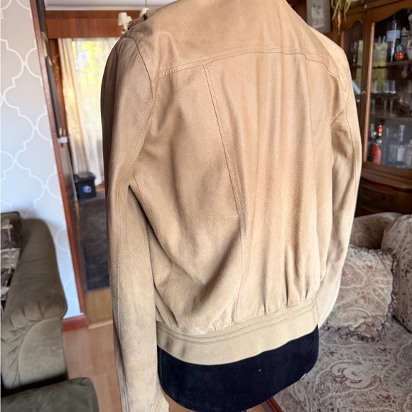 YSL SUEDE LEATHER JACKET SIZE 38 in olive color. - Picture 12 of 13